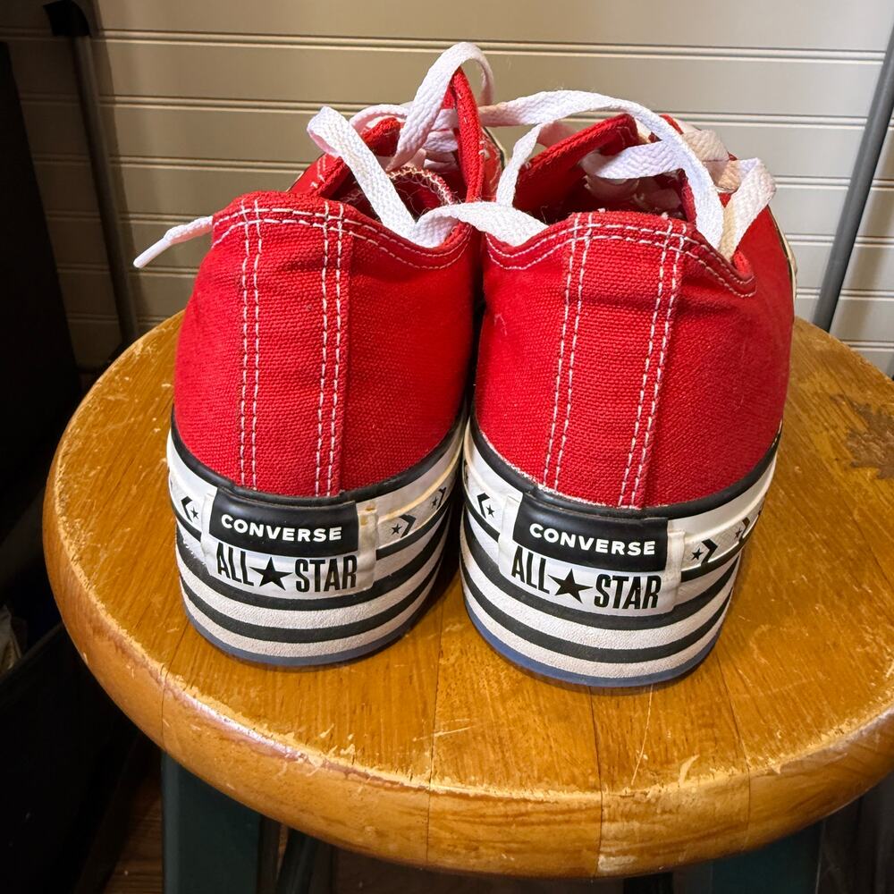Converse Chuck Taylor All Star Lift Platform Canvas Sneakers Size 8 - Picture 5 of 10